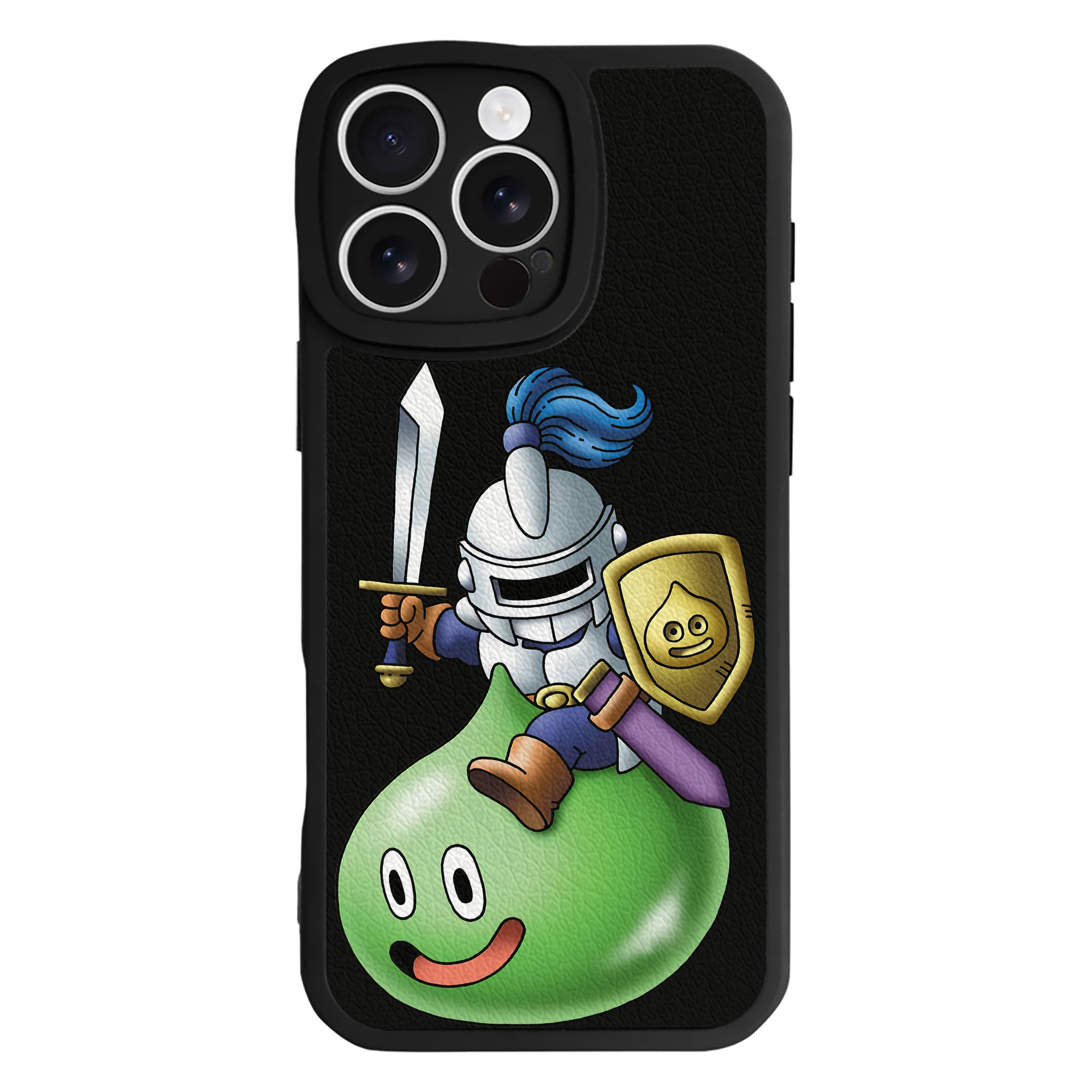 （画像用） ドラゴンクエスト Doragon Kuesuto Dragon Quest 【iPhone 16シリーズ対応】シリコンスマホケース（レザー調） 材質：シリコン